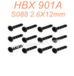 S088 Countersunk Self Tapping KBHO 2.6X12mm Parts For HBX 901A