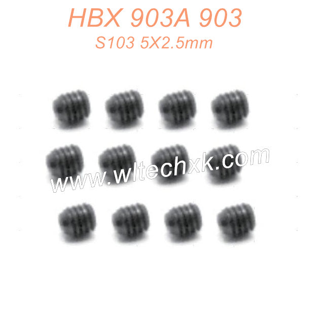 S103 Set Screw M2.5X2.5mm Parts For HAIBOXING 903 903A