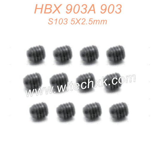 S103 Set Screw M2.5X2.5mm Parts For HAIBOXING 903 903A