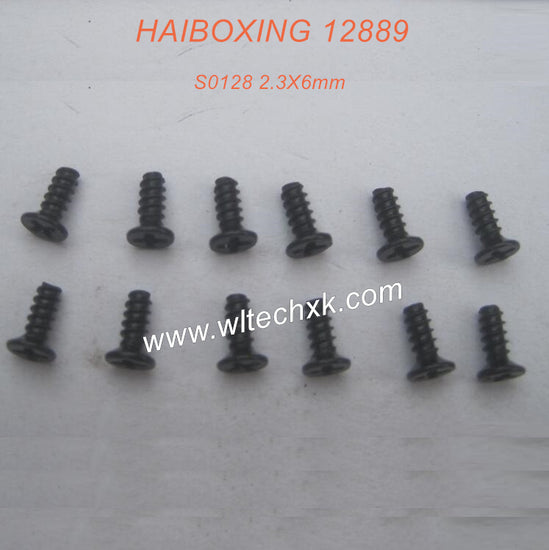 S128-HAIBOXING 12889 Parts Countersunk Self Tapping Screw 2.3X6mm-2(1)