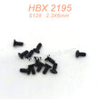 S128 Countersunk Tapping Screws KBHO 2.3X6mm Parts For HBX 2195 RC Car RC Car