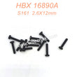 S161-HBX16890A Parts 2.6X12mm Pan Head Self Tapping Screws