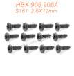 S161 HBX 906 906A RC Car Parts Pan head self-tapping Screws PBHO2.6X12mm