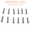 S180-HAIBOXING 12889 Parts Countersunk Screw 2X10mm 12Pcs-2