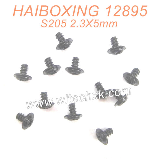 S205-HAIBOXING 12889 Parts Flange Head Self Tapping Screws 2.3X5mm-2