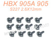 S227 Flange Head Self Tapping Screws PWTHO 2.6X12mm Parts For HAIBOXING 905A 905
