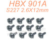 S227 Flange Head Self Tapping Screws PWTHO 2.6X12mm Parts For HAIBOXING 901