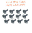 S227 HBX 906 906A RC Car Parts Flange self-tapping screws PWTHO2.6X12mm