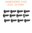 S235 HAIBOXING 2103 Parts Pan Head Mechanical Screw BMHO 3X15MM