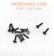 S240 Flange Head Tapping Screws PWTHC 2.3X12mm Parts For HAIBOXING 2192