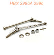 T2111 Front Drive Shafts+Lock Nuts+Pins Parts For HAIBOXING 2996 2996A