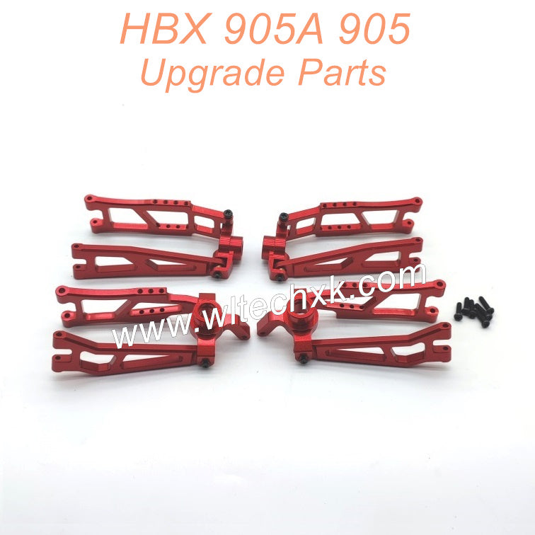 Upgrade Metal Front Rear Swing ArmParts For HAIBOXING 905A 905 Red