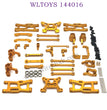 WLTOYS 144016 Upgrade parts Full Metal Parts kit