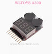 WLTOYS A300 RC Plane Original parts BB sound voltage measuring device