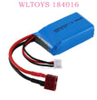 WLTOYS 184016 1/18 RC Car Original parts Battery 7.4V 1500mAh T-plug