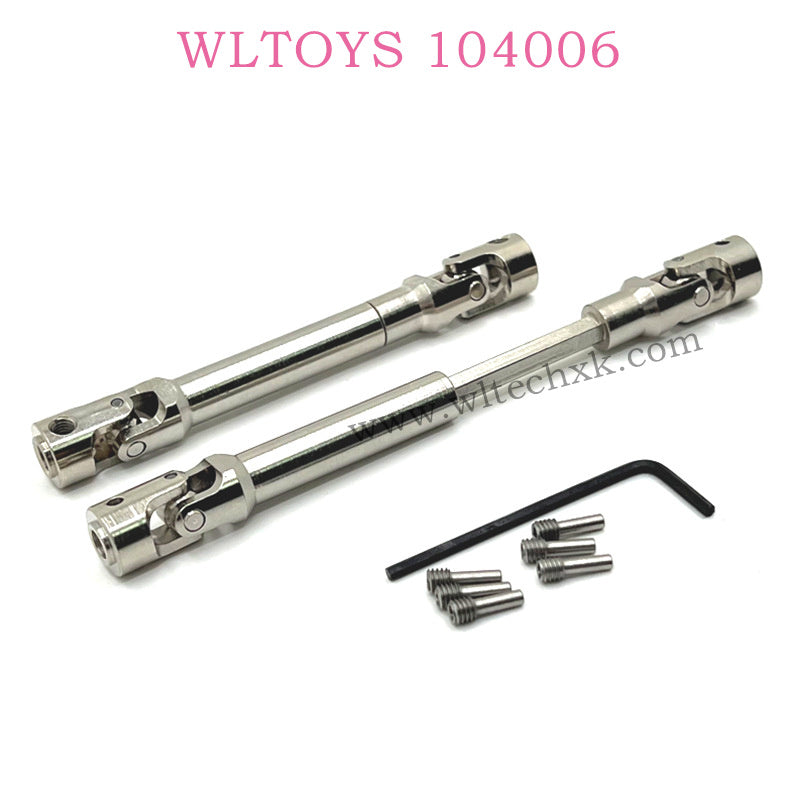 WLTOYS 104006 Upgrade parts Metal front and rear drive shaft