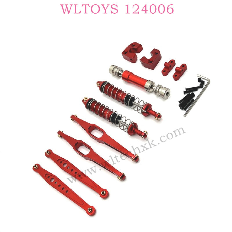WLTOYS 124006 Upgrade parts Metal Shock Axle Connect Rod