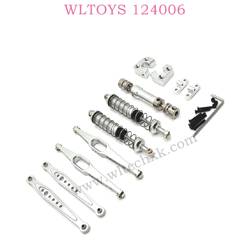 WLTOYS 124006 Upgrade parts Metal Shock Axle Connect Rod