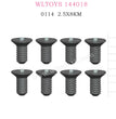 WLTOYS 144018 arts 0114 Cross flat head screw 2.5X8KM
