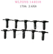 WLTOYS 144018 Parts 1706 Cross round head with insert screws 2.6X8PWB W6