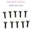 WLTOYS 184020 Parts Round head self-tapping belt screw 1.7×6 0197