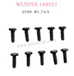 WLTOYS 184021 parts Round head self-tapping screw 1.7×5 0199