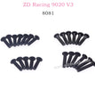 ZD Racing 9020 V3 parts Button head screw set 8081