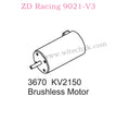 ZD Racing 9021-V3 Parts 3670 KV2150 Bruhless Motor 8471