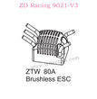 ZD Racing 9021-V3 Parts 80A Brushless ESC 8268