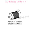 ZD Racing 9021-V3 Upgrade Parts KB4268 KV1800 Brushless Motor 8274