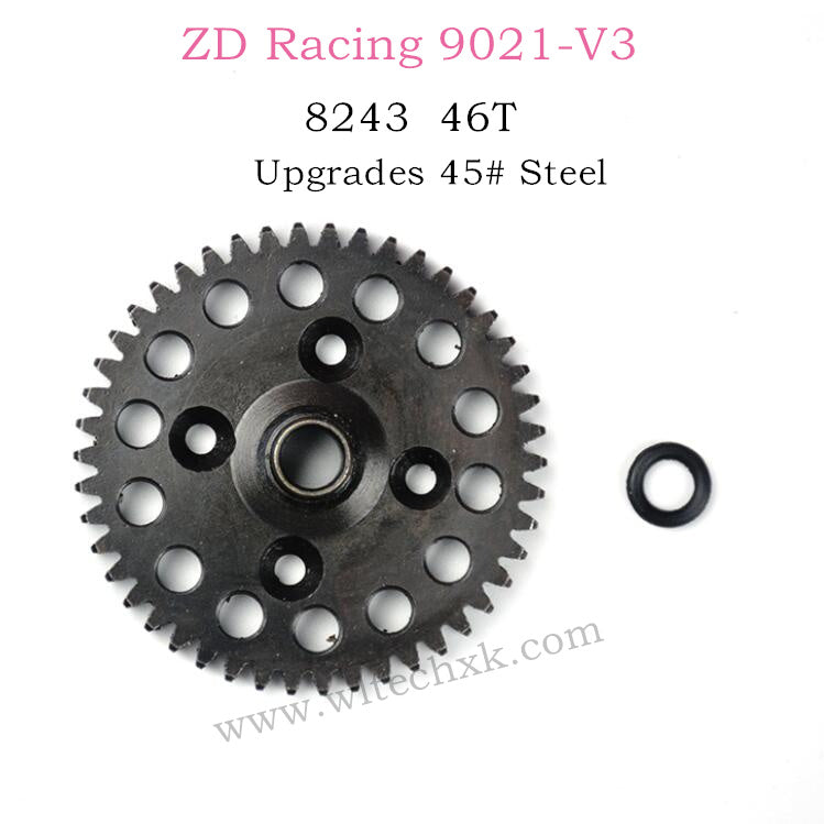 ZD Racing 9021-V3 Upgrade Parts Metal 46T Spur Gear 8243