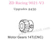 ZD Racing 9021-V3 Upgrade Parts Motor Gears 14T CNC 8450