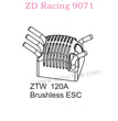 ZD Racing 9071 Parts 120A Brushless ESC 8272