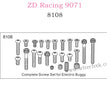 ZD Racing 9071 Parts Complete Screw Set 8108