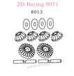ZD Racing 9071 Parts Differential Gears CNC Machined 8013