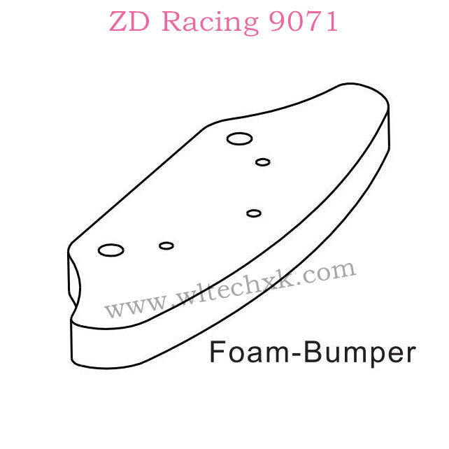 ZD Racing 9071 Parts Foam Bumper 8433