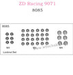 ZD Racing 9071 Parts Locknut Set 8085