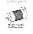 ZD Racing 9071 Upgrade Parts KB4274 KV2200 Brushless Motor 8297