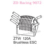 ZD Racing 9072 BX-8 Parts 120A Brushless ESC 8272