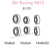 ZD Racing 9072 BX-8 Parts Bearing 8155