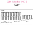ZD Racing 9072 BX-8 Parts Flat Head Screw Set 8077