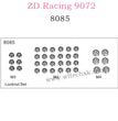 ZD Racing 9072 BX-8 Parts Locknut Set 8085