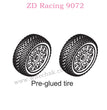 ZD Racing 9072 BX-8 Parts Pre-Guled Tire 8307