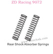 ZD Racing 9072 BX-8 Parts Rear Shock Absorber Springs 8004