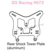ZD Racing 9072 BX-8 Parts Rear Shock Tower Plate Aluminum 8144