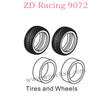 ZD Racing 9072 BX-8 Parts Tires and Wheels 8067