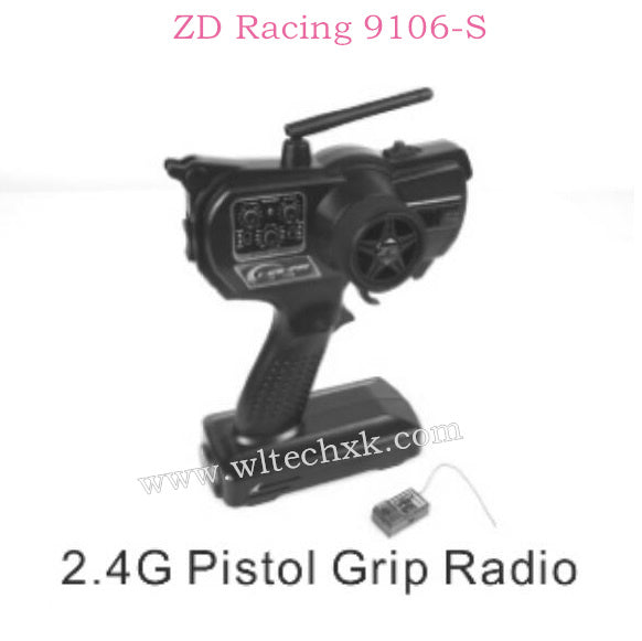 ZD Racing 9106S Parts 2.4Ghz Pistol Grip Radio 6422