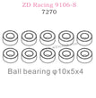 ZD Racing 9106S Parts Ball Bearing 10X5X4 7270