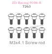 ZD Racing 9106S Parts M3X4.1 Screw Rod 7263
