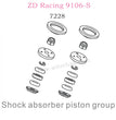 ZD Racing 9106S Parts Shock Absorber Piston Group 7228